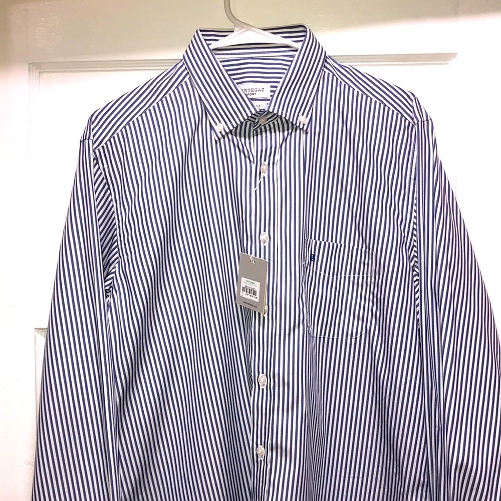 NWT Pertegaz Sport Dress Shirt Size 16 33-34